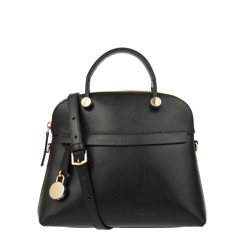 FURLA сумка piper кожаная сумка BHV0 - Цвет: black 220460