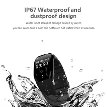 Best качество IP67 Водонепроницаемый Bluetooth Smart Band Фитнес трекер Поддержка сердечного ритма Мониторы вызова/SMS напоминание Смарт Браслет