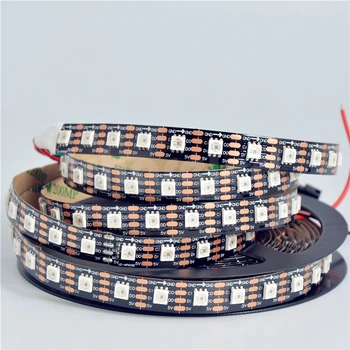 

20M 4X 5M SK9822 Led strip Flexible 72 leds/M Pixels Addressable IP20 /IP65/IP67/ 2 Signal 5V DAT CLK GND same as APA102