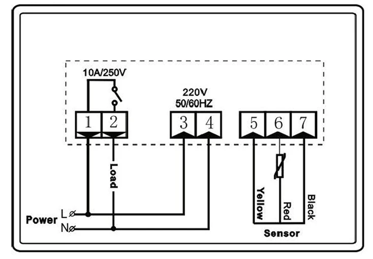 220VAC 10A осушение увлажнение Универсальный цифровой регулятор влажности Регулятор с внешним датчиком влажности