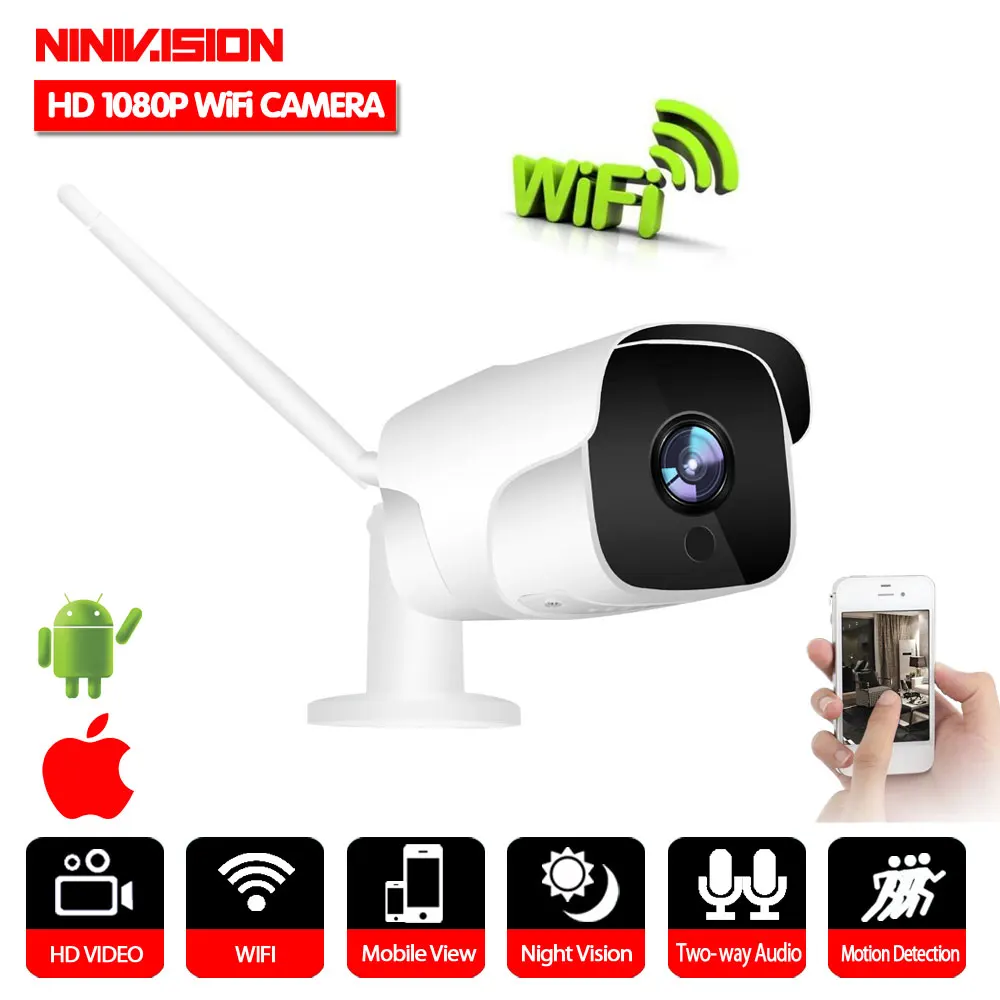 IP камера NIVISION HD 1080P с поддержкой Wi Fi водонепроницаемая|Камеры видеонаблюдения| |