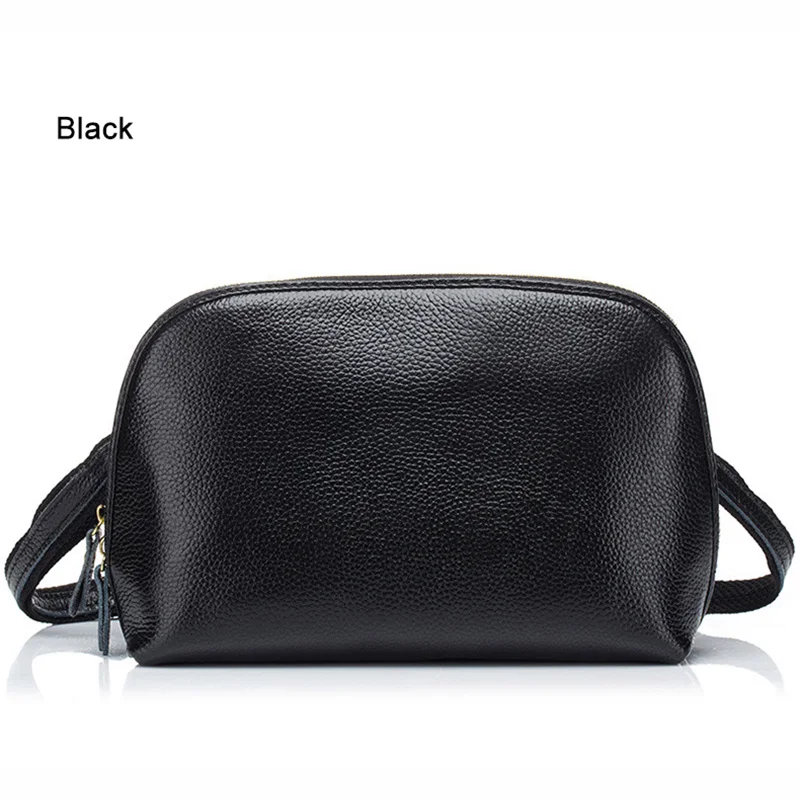 23,5*16,5*8,5 см, натуральная воловья кожа, милая сумка, женская сумка на плечо из натуральной кожи, сумки через плечо для девушек A025 - Цвет: Черный