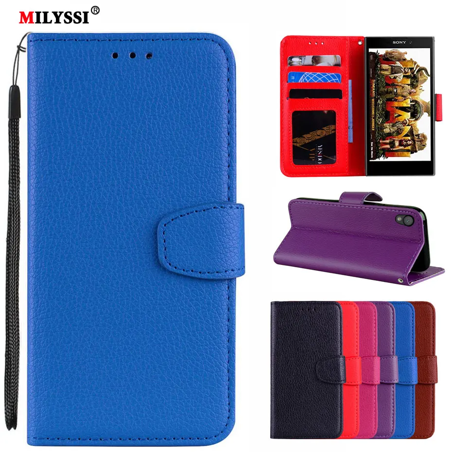 For Sony Xperia L1 Case Sony Xperia L1 Cover Wallet PU Leather Back ...