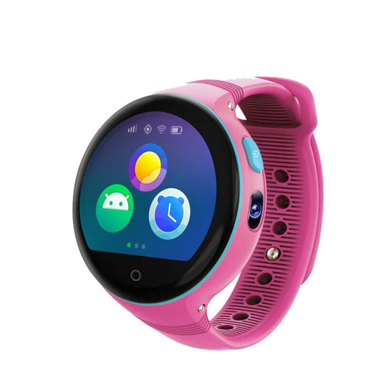 Children Smart Watch New HD 3D Round Screen Camera Positioning GPS Meter Step Standby Smartwatch Baby Watch Phone