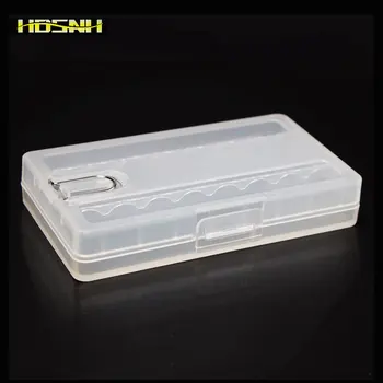 

1Pcs Strong&Hard Transparent 8*AAA Battery Holder Case AAA Battery Storage Box Container With Hook Holder For AAA Batteries