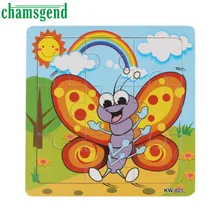 Chamsgend High Quality font b Wooden b font Honeybee Jigsaw Toys For Kids Education And Learning