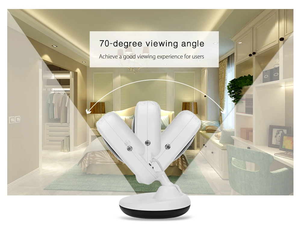 Wireless Video Night Vision Baby Monitor Camera Baby Sleep (6)