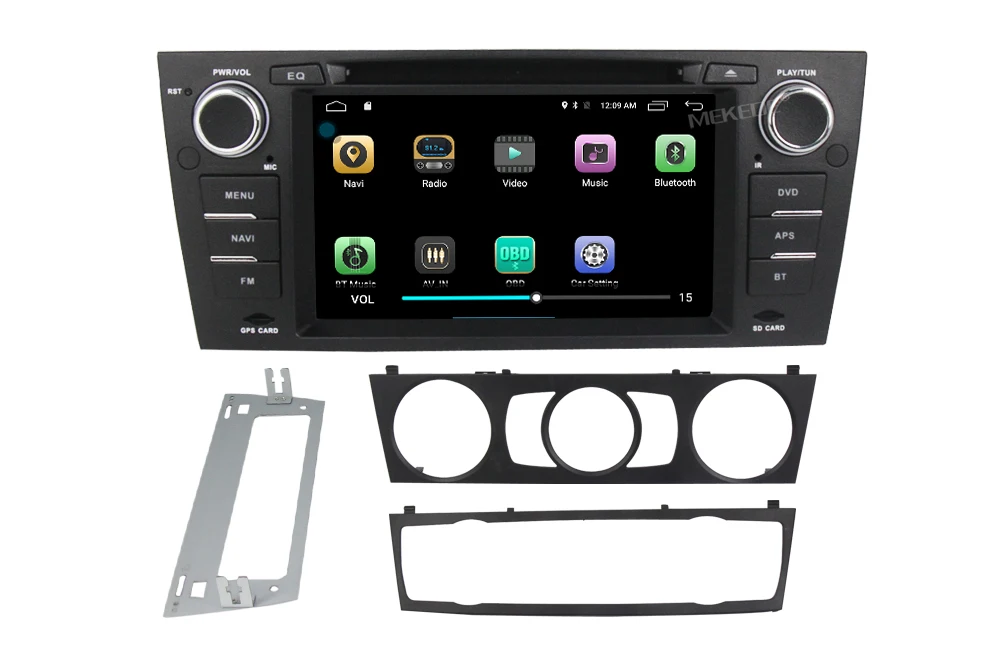 Perfect free shipping 4G lte Android 7.1 Car DVD Player multimedia for BMW E90 E91 E92 E93 with WIFI BT 2G RAM 16G ROM GPS navigation 33