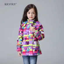 Étanche Coupe-Vent Enfants Survêtement Bébé Filles Vestes Enfants Enfants Manteau Chaud Polaire Pour 3-12 T Hiver Automne printemps