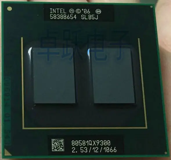 Процессор Intel QX9300 SLB5J 2,53 GHz 1066MHz FSB Socket P scratted pieces для PM45 T9600 q9100