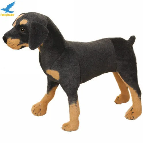 Fancytrader 28'' Big Stuffed Plush Simulated Animal 70cm Rottweiler Dog Toy Home Decoration & Photograpgh Prop Great Gift (3)