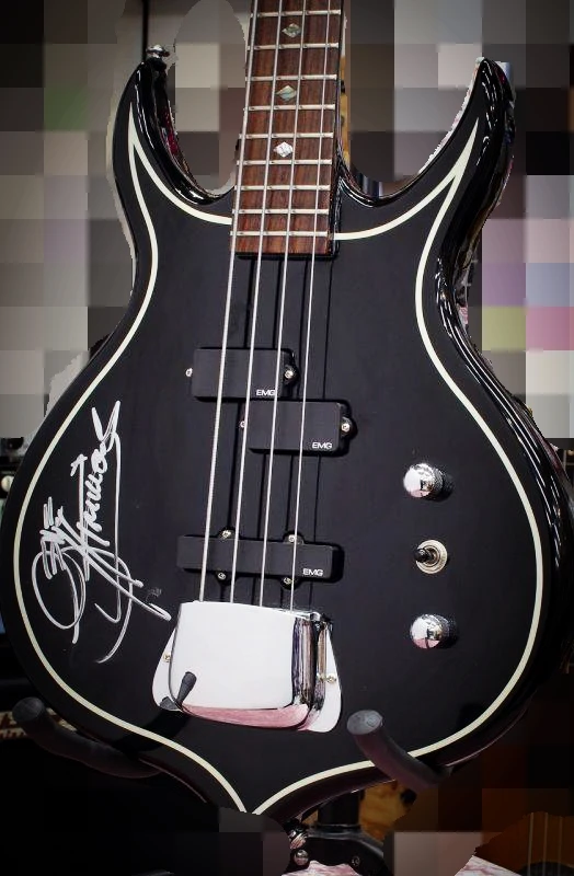 2018 KISS GENE SIMMONS PUNISHER BASS Electric Bass 4 strings Free