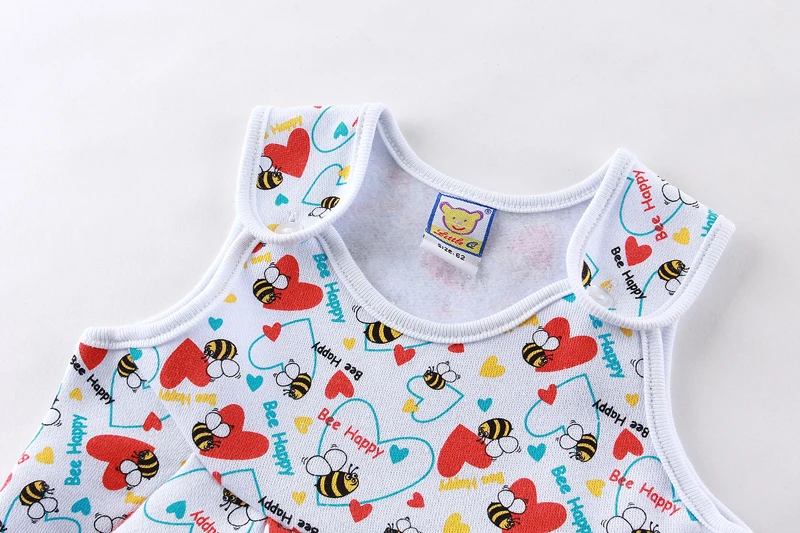 Baby Sleepsuit Little Q baby boys cotton blend sleeveless one piece jumpsuit newborn girl winter spring fleece hot footie with button