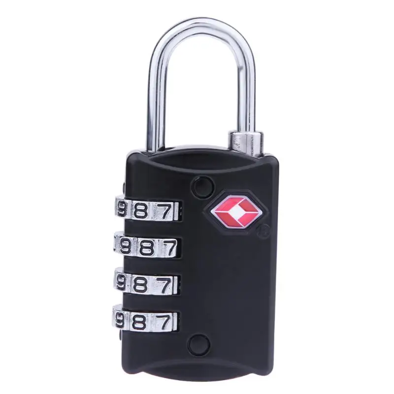 

Zinc Alloy 4 Digit Luggage Hanging Lock Combination Travel Suitcase Bag Security Coded Lock Padlock Customs Safe Lock
