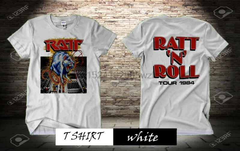 Винтажная Футболка RATT N ROLL 1984 TOUR concert Reprintz S 2XL|Футболки| |