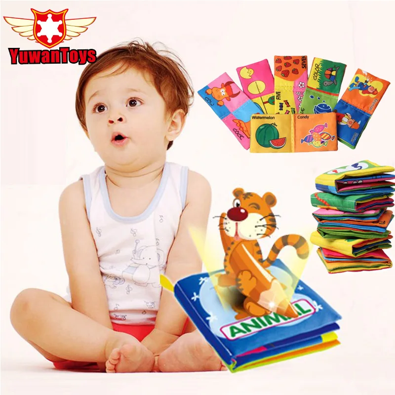 11 Стиль активности Книжки Детские Baby Born Язык Ткань ткань обучения Образование Игрушки для маленьких детей от 0 до 12 месяцев обучения игрушка