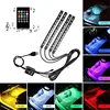 Car Interior Atmosphere Neon Light LED Multi Color RGB Voice Sensor Sound Music Control Decor Decorative Lamp Car Lighting 12v ► Photo 1/6