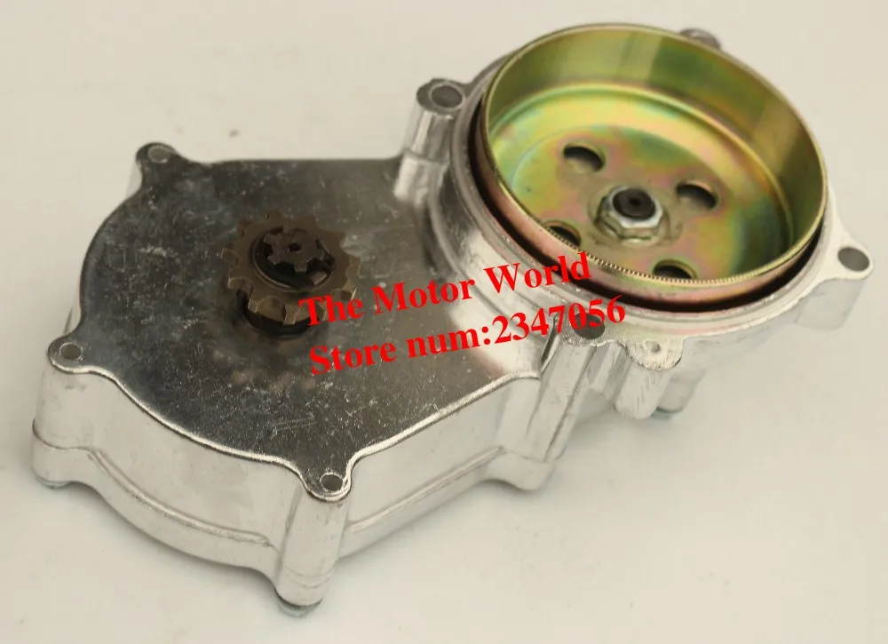 Double stranded chain polishing Reduction Gear Box for 2 stoke mini