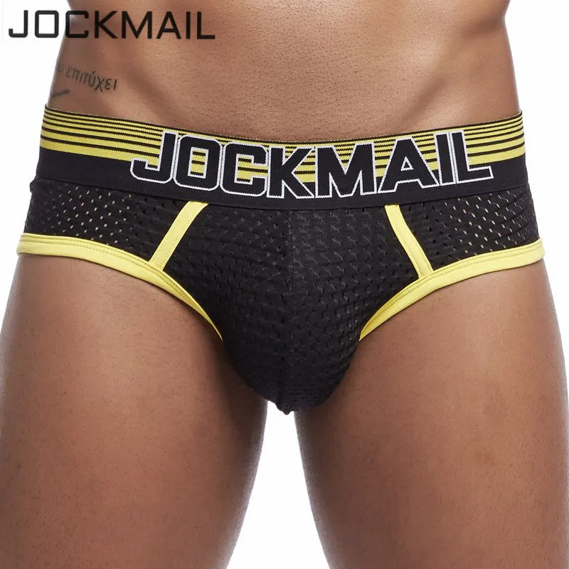 Сексуальное мужское нижнее белье JOCKMAIL Брендовые мужские короткие трусы tanga