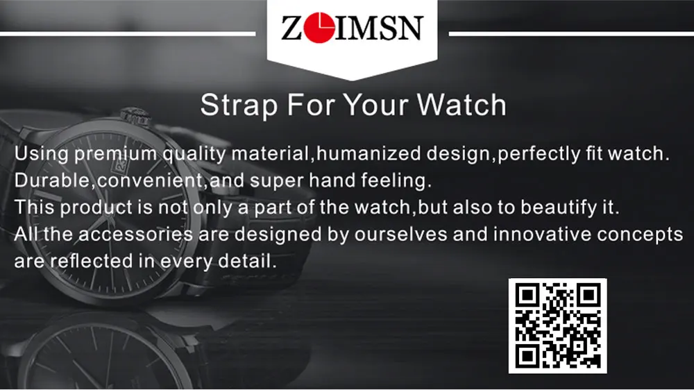 Универсальный ремешок для часов ZLIMSN из натуральной кожи 16 мм 18 мм 20 мм 22 мм 24 мм для huawei watch GT samsung s2 s3 Tissot Seiko DW
