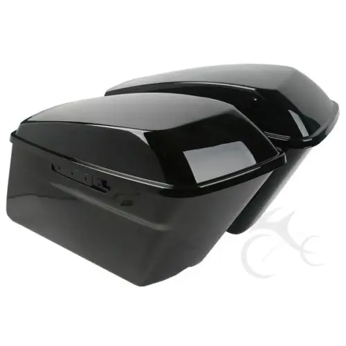 Download Glossy Saddlebag Hard Saddle Bags For Harley Davidson Touring Models 2014 2018 Electra Glide ...