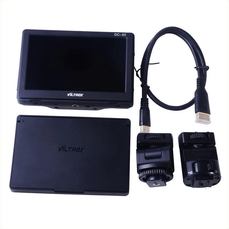  Viltrox DC 50 Viltrox DC-50 Portable 5 Inches Screen 480P Clip-on Color LCD Monitor HDMI for Canon 