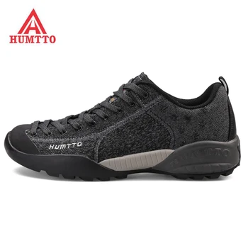 

HUMTTO Men's Breathable Outdoor Hiking Trekking Shoes Sneakers For A Hike Men Sport Camping Travel Mountain Shoes Sneakers Man