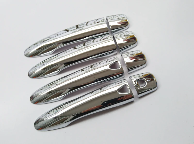 Free Shipping For Nissan QASHQAI 2015 ABS chrome Door Handle Cover Door Handle straps car accessories (10)
