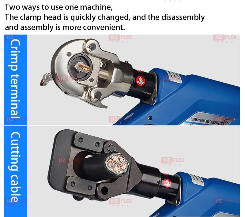 hydraulic cable cutting tool HL-45 two in one 18v battery portable handheld electric cable cutter hydraulic crimping pliers