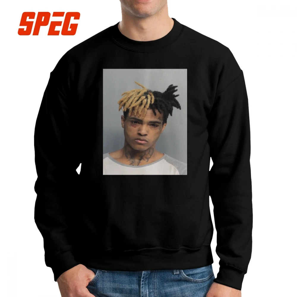 Xxxtentacion Merch Sweatshirt Men's Funny 100% Organic Cotton Crewneck ...