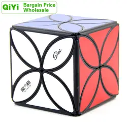 QiYi MoFangGe Clover кубик руб четырёхлистный оптом набор много 4PCS профессиональный Скорость куб головоломки антистресс Непос