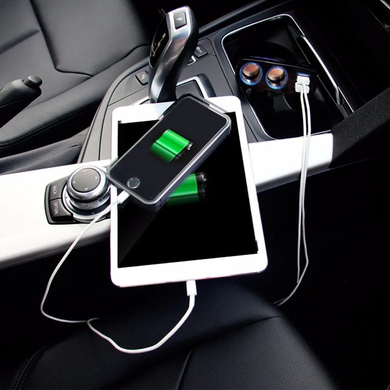 OHANEE универсальный автомобильный прикуриватель 12 В и 24 80 Вт 3 1 А Разветвитель usb