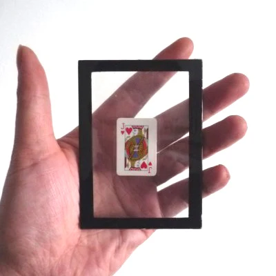 

Card Changing Frame Magic Tricks Close-up Magic Card Magic Gimmick Props Easy To Do For Children Classic Toys Party Shows