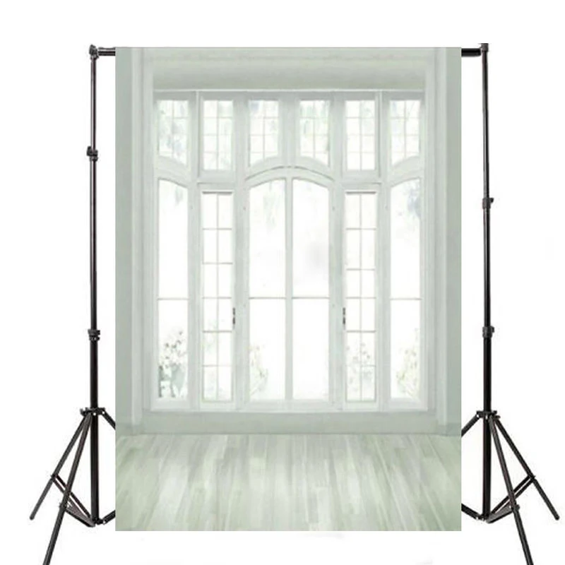 

Mayitr 1pc 1.5 x 2.1 m Retro Window Backdrop Wall Floor Vinyl Photography Background Waterproof Vinyl for Photo Studio Props