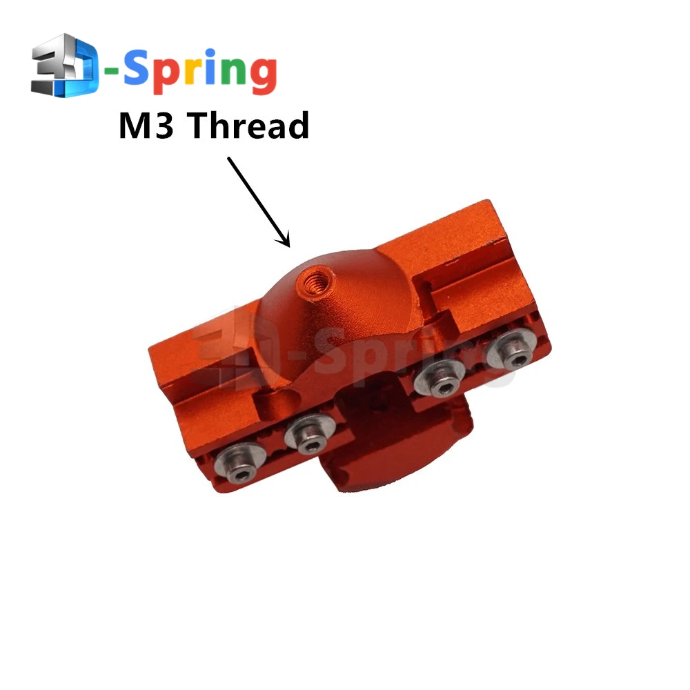 Reprap Kossel Delta M3 M4 снасть слайдер шкив полностью металлический 20*15 мм 20*20 черный
