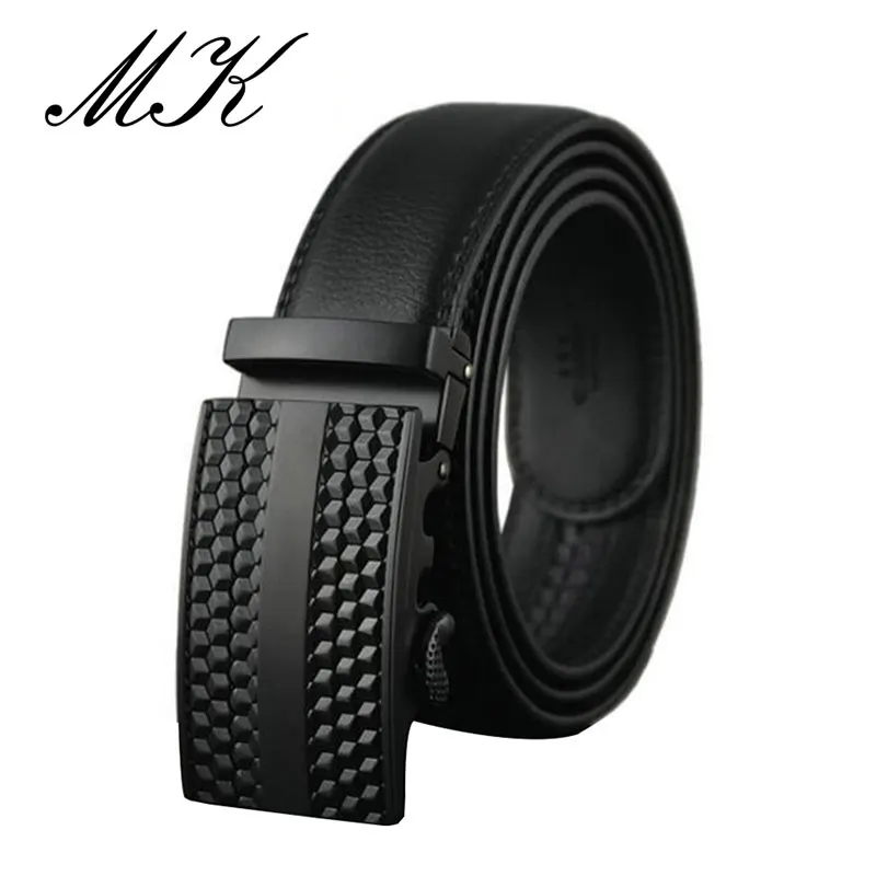 

MaiKun Quality Leather Belt Automatic Ratchet Buckle Belts for Men Luxury Brand Wide Men's Belt Male Strap Ceinture Homme