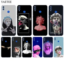 Силиконовый чехол для Huawei Y7 Y6 Y5 Prime Pro Y9 Honor 8X 8C Play 9 10 lite View 20 V20 чехол Медуза Vaporwave Art