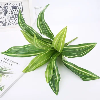 

53cm Artificial Plants Green Brazil Fern Leaves Bunch Garden Home Green Wall Decor Fake Grass Plant