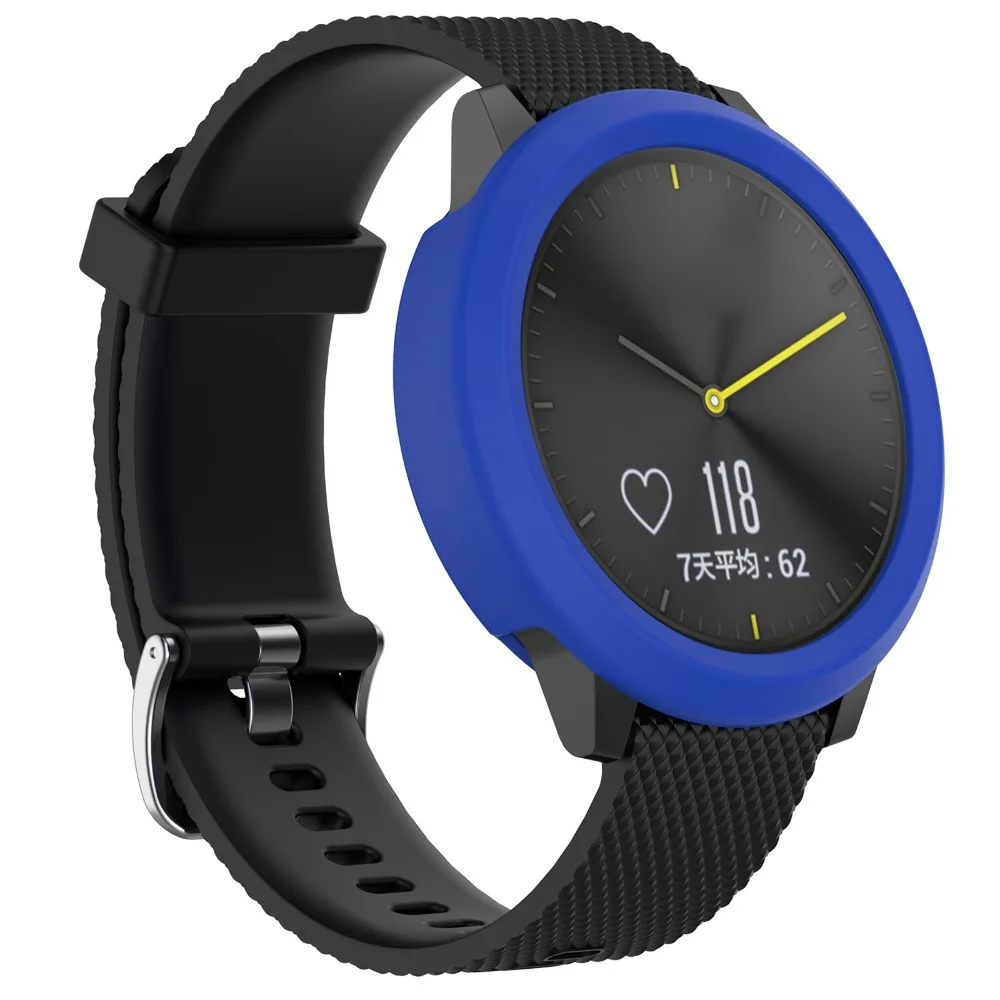 XBERSTAR силиконовый защитный кожаный чехол для Garmin Vivomove HR Smartwatch Оболочка Чехол s резиновый рукав протектор