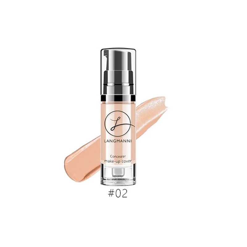 6ml Concealer Makeup 6 Colors Full Cover Face Corrector Cream Waterproof Natural Make Up For Eye Dark Circles Cosmetic