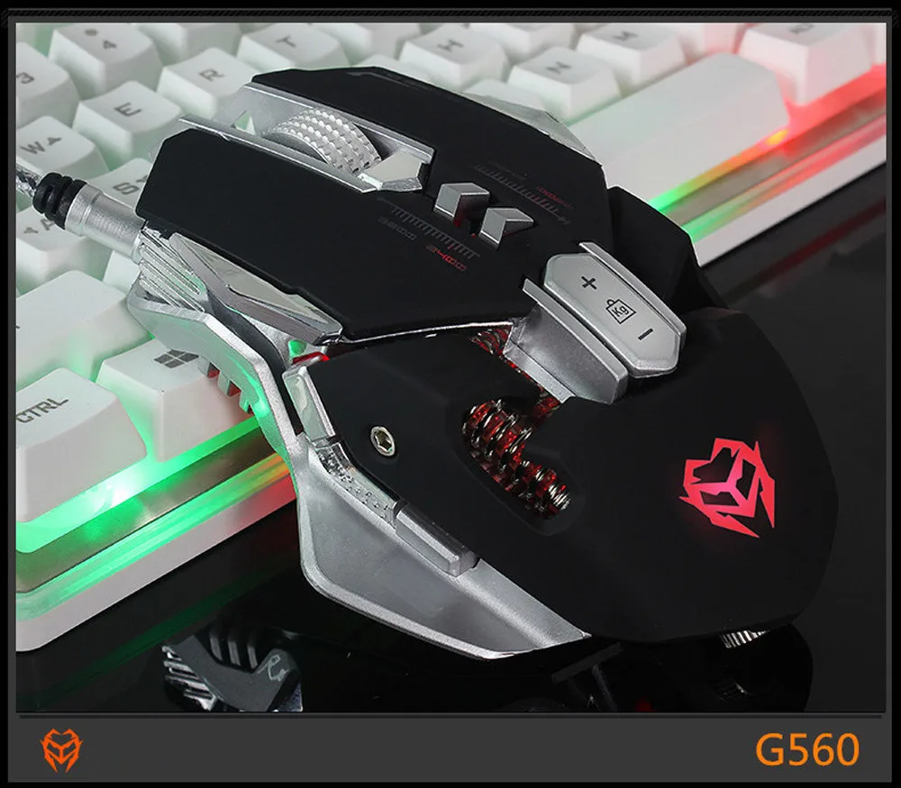 VOBERRY Проводная Механическая игровая мышь 3200 Точек на дюйм Оптический Регулируемый 8 кнопок светодиодный “дышащими” световыми индикаторами Классные удобные чувстуиться гладкой коврик для мыши