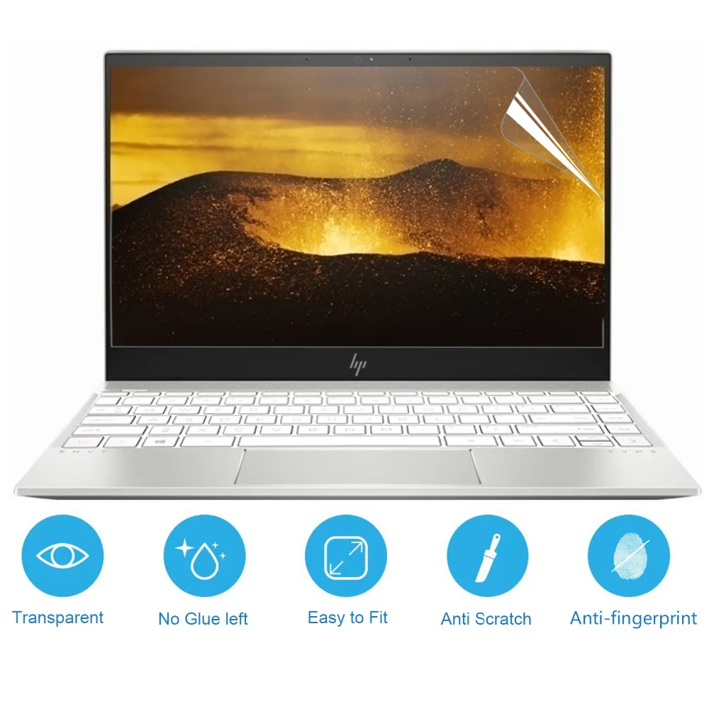 Cartinoe 13,3 дюймов Защитная плёнка для экрана ноутбука для Hp Envy 13 13-ah серии Ah0011tx, Hd кристально чистая ЖК-экран Защитная пленка(2 шт