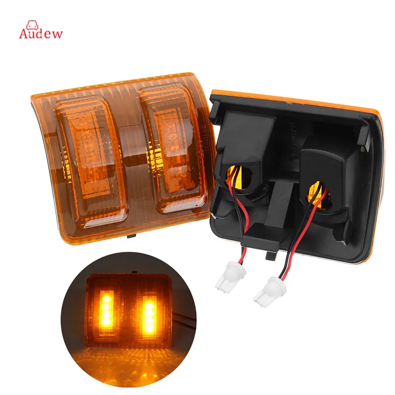 

2Pcs LED Rearview Side Mirror Turn Signal Lights For FORD 2008-2015 F250/F350/F450/F550/F650