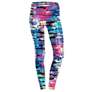 

Oil Color Print Leggings Women Sexy Slim Fitness Leggings High Waist Elastic Causal Leggings Plus Size Leggins
