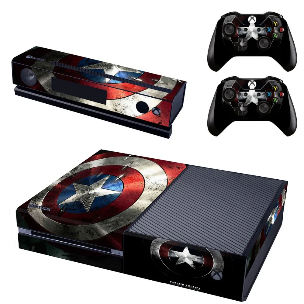 

Skin Stickers For Xbox One Vinyl Skin Decals Sticker Console Controllers Gamepad Protector Hot Game Covers Avengers