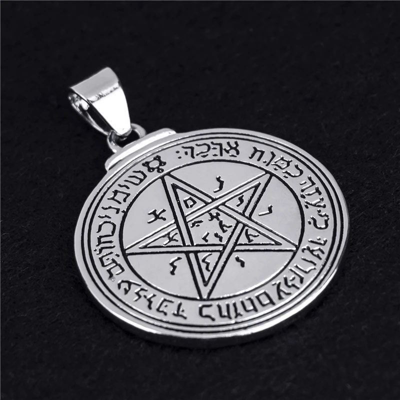 Wholesale 5pcs Men's Talisman of Venus Solomon Seal kabbalah Pendant Chain WP298 Wholesale 5pcs Men's Talisman of Venus Solomon Seal kabbalah Pendant Chain WP298