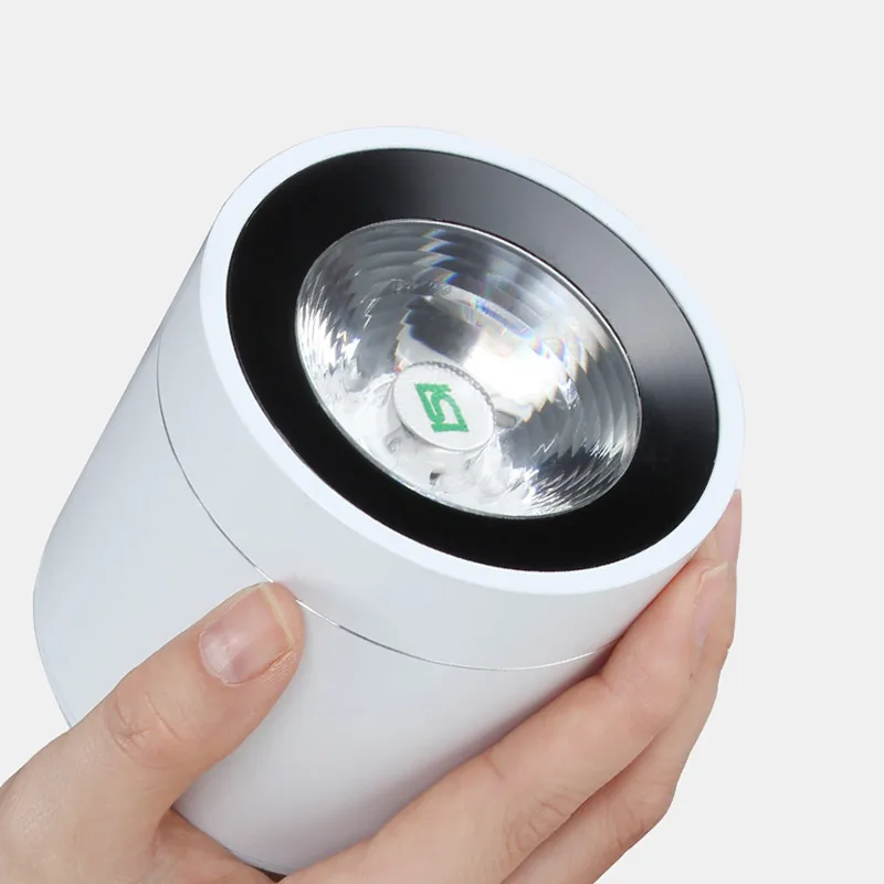 

Eusolis Cob Ac85-260v 5w 7w Ceiling Spotlights Living Lamp Lighting Focos Led Para Hogar Interiores Opbouw Spots