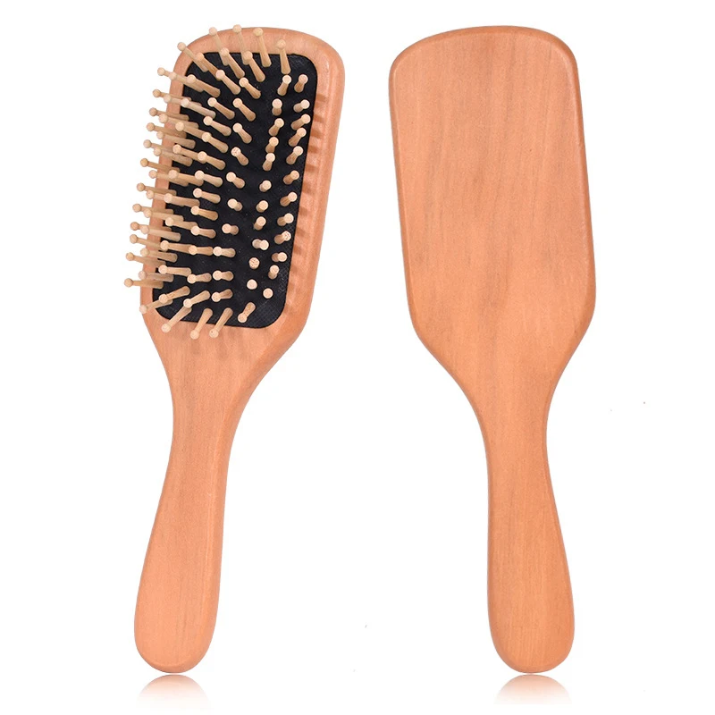 Массажная Расческа Щетка для весла Антистатическая комбинированная натуральная