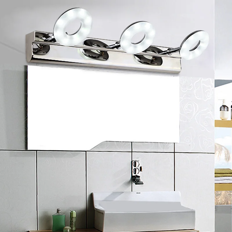 ФОТО Modern Style 460mm Longer LED Mirror Light 15W AC220V 110V Acrylic Wall lamp Bathroom Lighting Wall Mounted Home Indoor Light