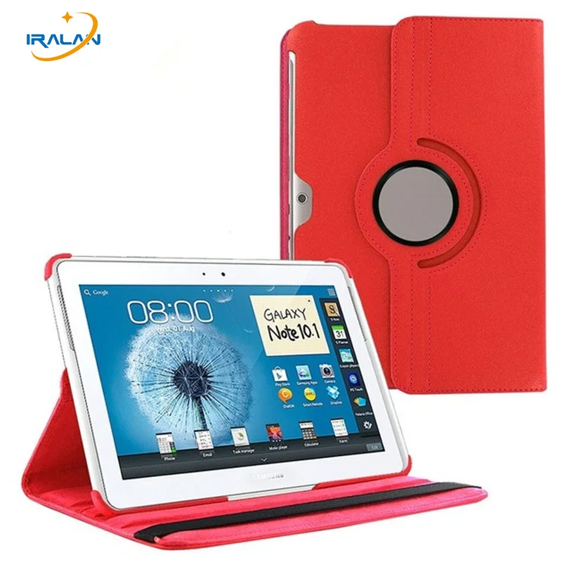 Чехол для N8000 Tablet Case 360 градусов вращающийся стенд для samsung Galaxy Note GT-N8020 N8010 10,1 дюймов Защитная крышка + стилус